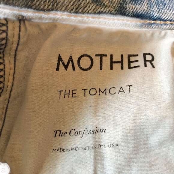 Mother Superior Tomcat Light Blue Distressed Jeans Size 29 - Picture 13 of 16